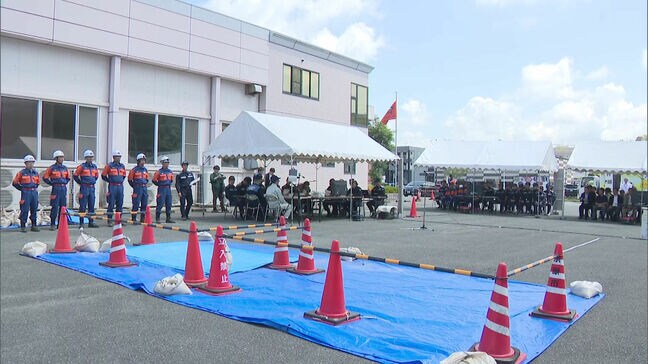 ”線状降水帯発生で道路冠水”の想定　職員や住民ら通行止めにする手順確認　去年豪雨の自治体で　福岡|TBS NEWS DIG