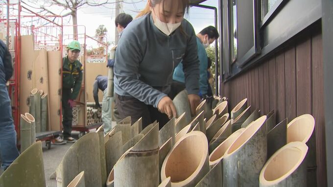 阪神・淡路大震災からまもなく３１年　追悼行事に使用する竹灯籠　鳥取市から神戸市に発送|TBS NEWS DIG