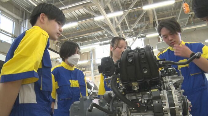 自動車整備の学習用に…自動車メーカーが〝エンジン１機〟を専門学校に寄贈　島根・松江市　|　BSSニュース | BSS山陰放送