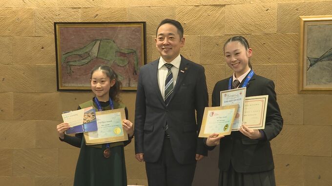 将来はプロを目指して･･･若手ダンサー国際大会入賞の2人 市長に結果を報告　山口・宇部　|　山口のニュース・天気・防災｜tys NEWS｜ｔｙｓテレビ山口
