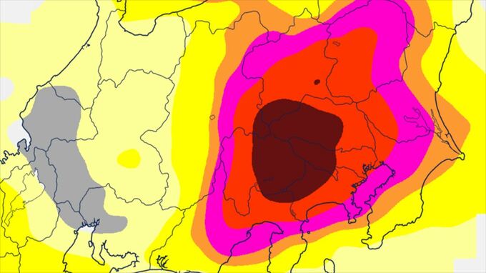 【関東甲信】24日昼過ぎ～夜遅くにかけ　雷を伴った激しい雨の降る所が　警報級の大雨となる可能性も【雨と風のシミュレーション・発雷確率】　|　山梨のニュース | ＵＴＹテレビ山梨