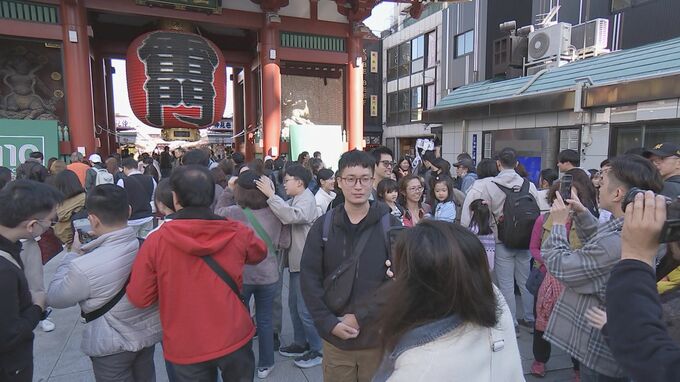 今年1月～11月の訪日外国人旅行者数　累計で約2233万人に　4年ぶりに2000万人超える　政府観光局|TBS NEWS DIG