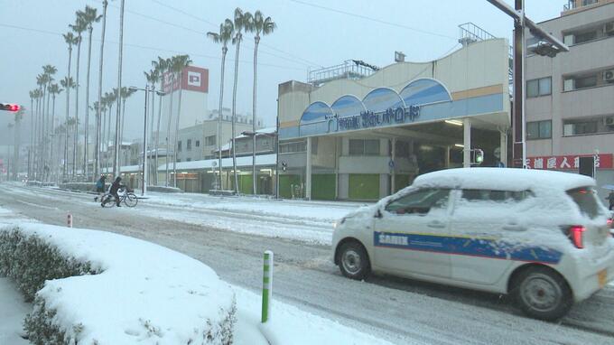 四国・愛媛でも各地で積雪　この冬一番の強い寒気夕方にかけて南予で大雪のおそれ　|　愛媛のニュース - Nスタえひめ｜あいテレビは6チャンネル
