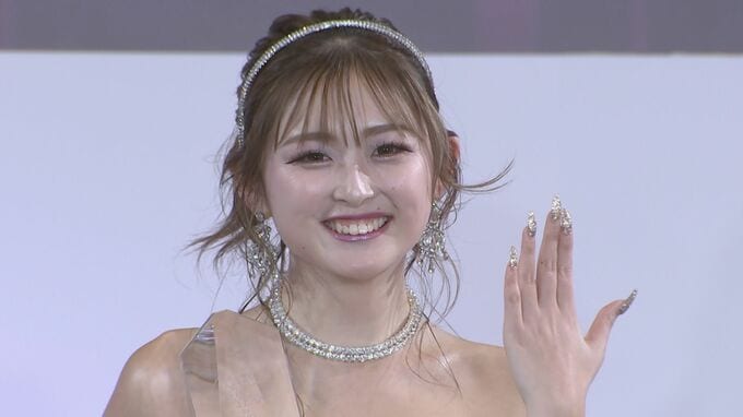 【ゆうちゃみ】腸炎の痛みに「この世の終わりかと…」笑顔で「ネイルオブザイヤー2023」に出席　今の体調は「きゃぱい」 |TBS NEWS DIG