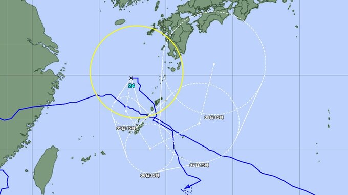 【台風情報】台風24号(クロヴァン)は今どこに？  日本の南側を回るような進路予想に...雨・風・波はどうなる？  熱帯低気圧に変わるのはいつ？ 最大瞬間風速は？ 今後の全国の天気を画像で　気象庁|TBS NEWS DIG