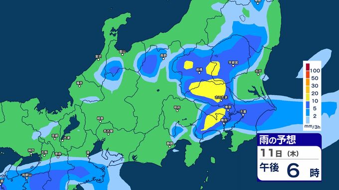 【大雨情報】関東甲信　12日昼前にかけ　“ゲリラ雷雨”に注意【雨のシミュレーション画像掲載】　関東北部120ミリ　関東南部・甲信80ミリ（～12日午前6時・多い所）気象庁　|　SBC NEWS | 長野のニュース | SBC信越放送