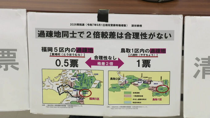 「1票の格差」最大2.1倍　衆院選の無効求め弁護士グループが提訴|TBS NEWS DIG