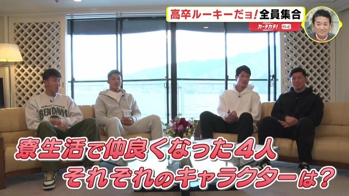 広島カープ「高卒ルーキーだョ！ 全員集合」  若鯉４人　知られざる素顔に迫る　|　RCC NEWS | 広島ニュース | RCC中国放送