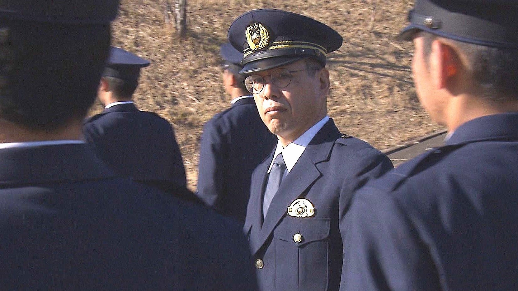 県警本部長が警察学校で初の点検 初任科生の警棒や手錠など不備がない