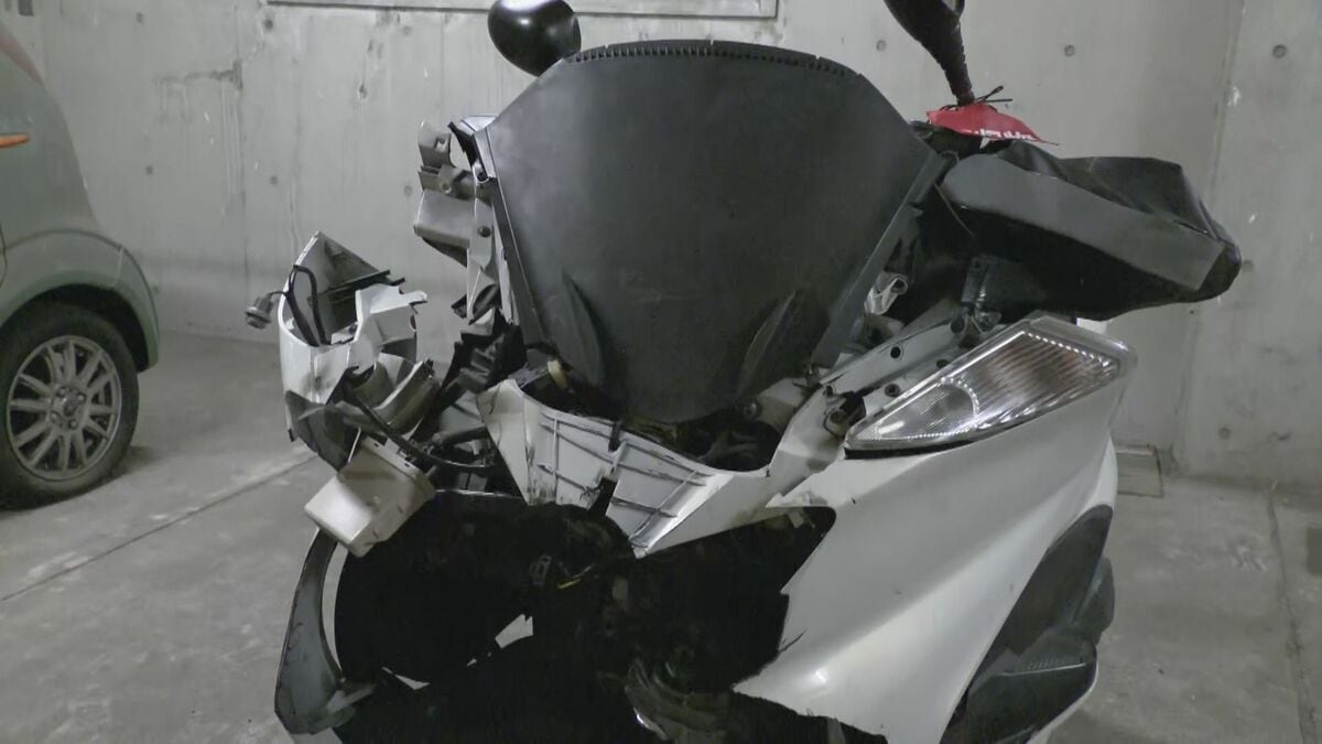 交差点でバイクとライトバンが衝突 バイクに乗っていた40代くらいの男性が意識不明の重体 愛知･東海市