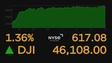 ダウ平均株価が史上初の4万6000ドル突破 利下げ期待などから 終値4万6108ドル|TBS NEWS DIG