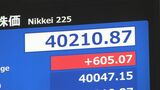 日経平均株価一時600円以上値上がり 米株高と円安背景におよそ3か月ぶりに4万円を回復|TBS NEWS DIG