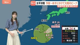台風24号は沖縄本島付近で円を描くように複雑な進路をとる 台風から離れた地域でも大雨となるおそれ 【予報士解説】|TBS NEWS DIG