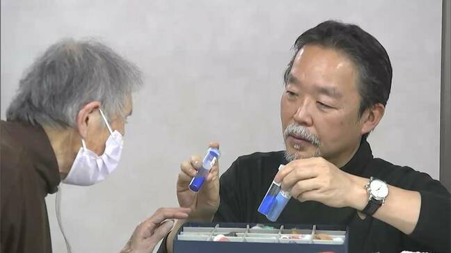 瀬戸内市在住の日本画家・井手康人さんの日本画教室 日本画ならではの表現方法や色の付け方などを学ぶ【岡山】|TBS NEWS DIG