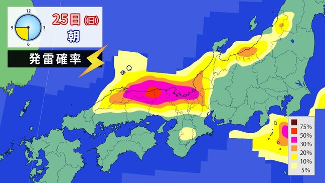 【今季最長・居座り寒波】冬型ゆるんでも26日まで大雪か 25日は雷・突風・ひょうにも注意 冬用タイヤ必須 ノーマルタイヤは避けて 26日午前6時までの24時間予想降雪量は関東甲信地方で50cm【雪の降り方シミュレーション】|TBS NEWS DIG