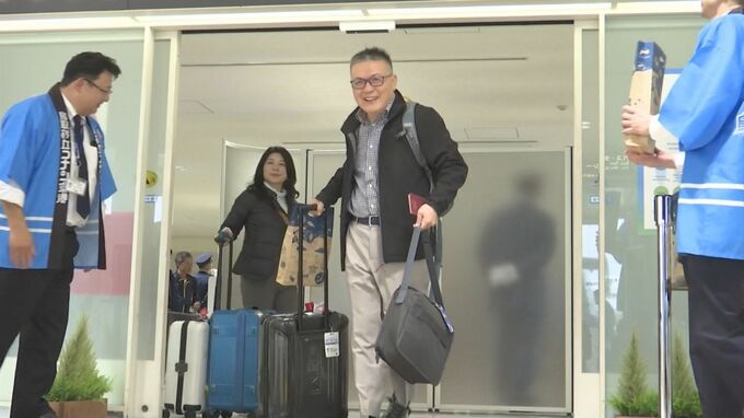 「日本の皆様に応援メッセージをいただきまして本当に感謝申し上げます」地震…台湾から鳥取にチャーター便到着　キャンセルなく全員到着　|　BSSニュース | BSS山陰放送
