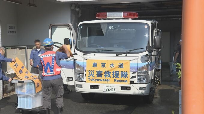熊本地震で東京都が給水車を派遣　給水袋4000袋も支援|TBS NEWS DIG