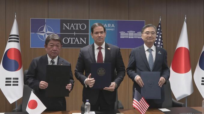 トルコで日米韓外相会合　中国のミサイル発射めぐり3か国で懸念共有