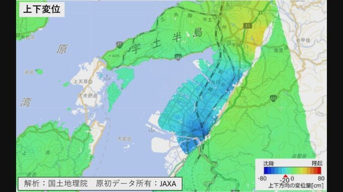 熊本・八代海沿岸では浸水などに注意　地震で約20cm沈降　今月11～16日「大潮」で潮位非常に高くなる予想　国交省|TBS NEWS DIG