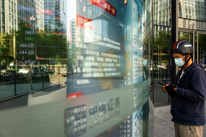 中国本土株に割安感、Ｈ株に対するプレミアムは５年ぶり低水準