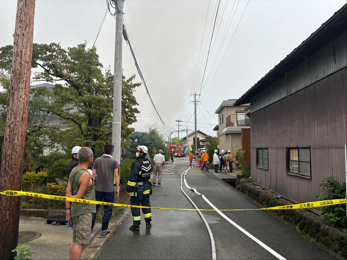 速報】山形市飯塚町で火災 消火活動中（テレビユー山形）｜ｄメニューニュース（NTTドコモ）