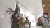ひと足早く迎春ムード JR大分駅に高さ2メートル40センチの巨大門松がお目見え | 大分のニュース|OBS NEWS|大分放送