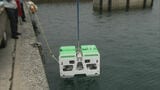 世界初！電波で動画をリアルタイム送信「海中ロボット」進水式　九州工業大学が開発|TBS NEWS DIG