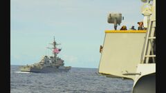 日米比豪が南シナ海で共同訓練　中国を意識か| TBS CROSS DIG with Bloomberg