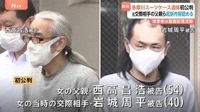 多摩川スーツケース殺人・死体遺棄事件 被害者の元交際相手の女の父親と事件当時の交際相手の初公判 2人は起訴内容認める 横浜地裁|TBS NEWS DIG