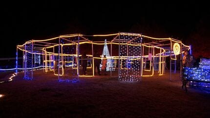 瀬戸内市の岡山村田製作所に5万球のクリスマスイルミネーション 25日