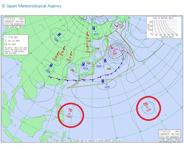 【台風のたまご】2つの熱帯低気圧が日本の南に発生する可能性　7月3日頃にかけて西日本では前線の活動の程度によって警報級の大雨となる恐れも|TBS NEWS DIG
