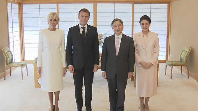 天皇皇后両陛下　マクロン大統領夫妻と昼食会　通訳入らず4人だけで1時間半　面会は7年ぶり|TBS NEWS DIG