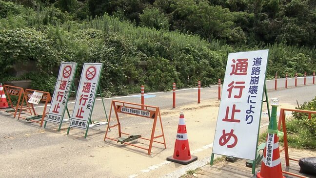 「売り上げが10分の1に」海沿いの人気道路が大雨で通行止めに　店舗は大打撃　路線バスも「客が半減」　再開まで1か月の見通し　福岡県|TBS NEWS DIG