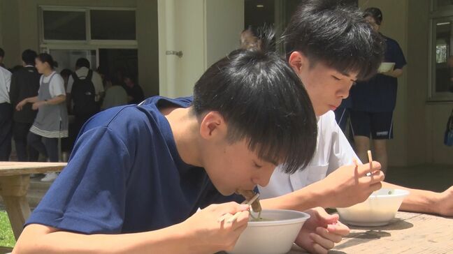 「県高校総体」開幕を前に　沖縄そばで激励　石川高校|TBS NEWS DIG