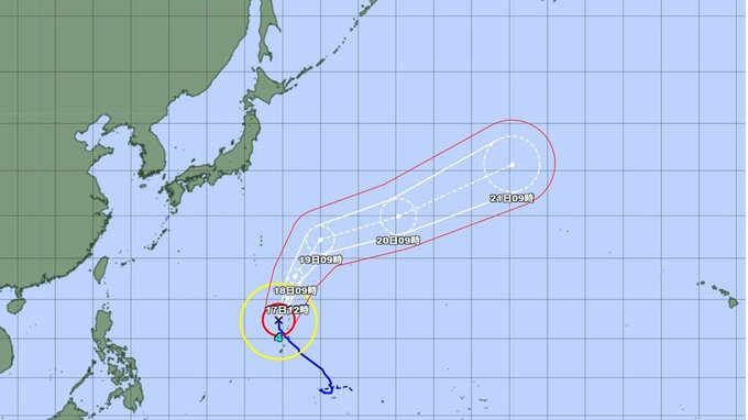 【台風情報】大型で非常に強い台風4号(シンラコウ)　このあとの勢力と進路を詳しく　現在ゆっくりと北へ進む　最大瞬間風速60メートル　今後の全国の天気を画像で　気象庁　　|TBS NEWS DIG
