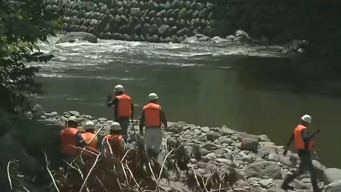 砂防ダム工事中の男性2人が川に流される　大雨洪水警報後も作業　県「発注者として聞き取る必要がある」　大分　|　大分のニュース｜OBS NEWS｜大分放送