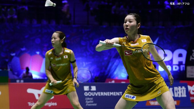 志田千陽＆松山奈未、“シダマツ”最後の大会で過去最高のベスト4進出　初のメダル確定でガッツポーズ【バドミントン・世界選手権】|TBS NEWS DIG