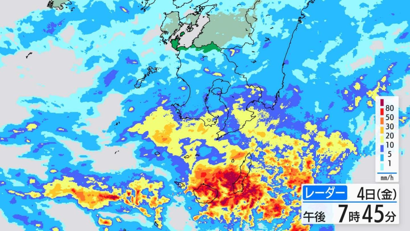 速報】屋久島町 記録的短時間大雨 1時間に約120ミリ | 鹿児島の