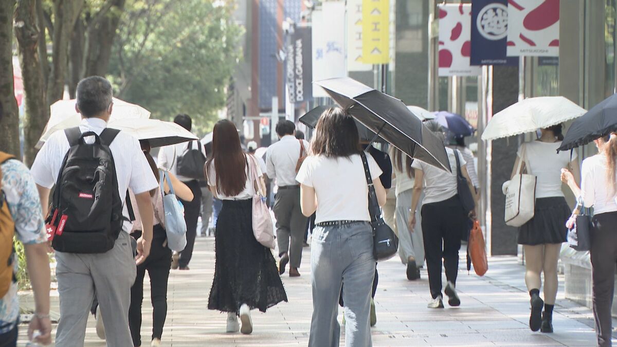 最高気温は名古屋･岐阜で38℃予想 各地で体温を超える危険な暑さ 来週にかけても続く見込み