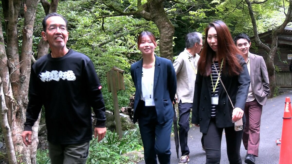 来年秋の「森の芸術祭」にあわせた観光ツアー開発を目指し旅行会社の担当者が現地視察【岡山】
