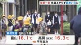 気温上がらず肌寒い日に 前日の真夏日から一転 気温急降下 富山|TBS NEWS DIG