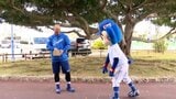 ドラゴンズ・中田翔選手が“鬼ドアラ”に豆をまいたらまさかの反撃! ドラゴンズのキャンプ初の週末は大盛り上がり | 名古屋・愛知・岐阜・三重のニュース【CBC news】 | CBC web