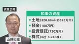 石川県・山野知事の資産公開「土地・預貯金・有価証券等1345万円」　|　石川県のニュース｜MRO北陸放送