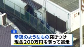 群馬・桐生市の信用金庫に“目出し帽”の男　現金200万円を奪って逃走中|TBS NEWS DIG