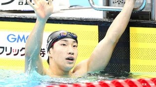 現役高校生・大橋信が200m平泳ぎで優勝！100m平泳ぎ、200m個メに次ぐ3つ目の金　小島夢貴はラストで突き放される|TBS NEWS DIG