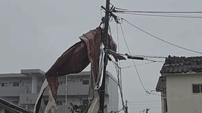 【台風10号】九州全域で２６万２８１０戸が停電「切れた電線や垂れた電線は危険　絶対触れないで」|TBS NEWS DIG