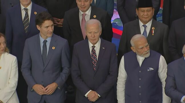 「これが私の最後」G20 バイデン大統領遅刻で“2回目”集合写真　中国・習近平国家主席は「最前列」で存在感示す|TBS NEWS DIG