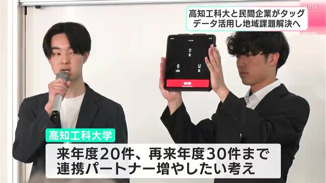 地元企業の代表が勢揃い　高知工科大と民間企業がタッグ　データ活用し地域課題解決へ|TBS NEWS DIG