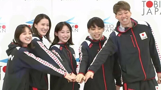 競泳・パリ五輪代表発表、鈴木大地会長「ベテラン、中堅、若手と非常にバランスのいい布陣」リレーメンバーに池江璃花子、平井コーチ入閣|TBS NEWS DIG