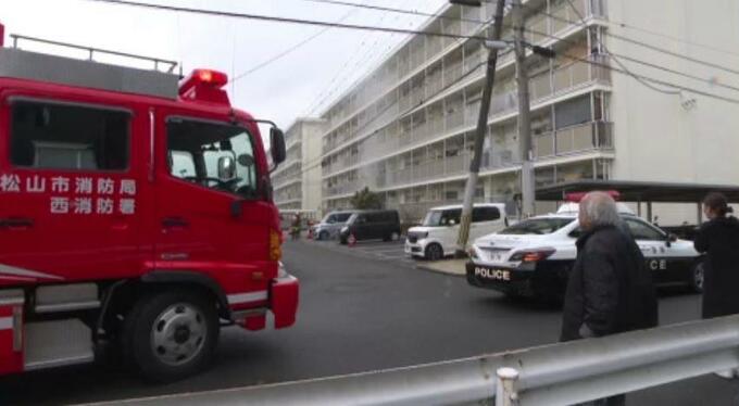 「団地のトイレから煙が…」5階建て集合住宅の1階で火事 住んでいた姉(48)と弟(31)は外出中　|　愛媛のニュース - Nスタえひめ｜あいテレビは6チャンネル